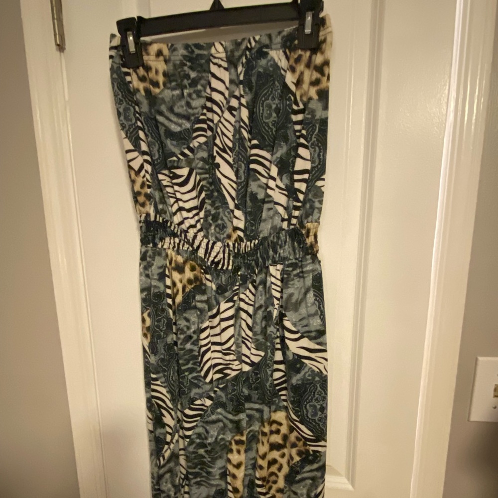 Leopard & Zebra Print Jumpsuit - Wore Once
